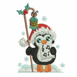 Cute Christmas Penguin 10 machine embroidery designs