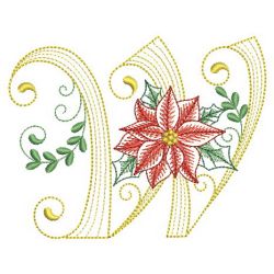 Christmas Poinsettia Alphabet 23(Sm)