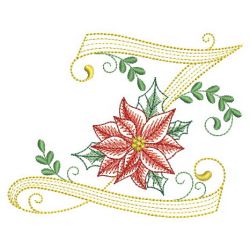 Christmas Poinsettia Alphabet 26(Sm)