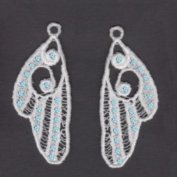 FSL Wing Earrings 07 machine embroidery designs