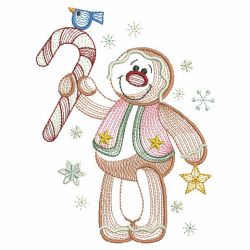 Folk Art Gingerbread Man 06(Md) machine embroidery designs