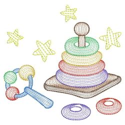 Rippled Baby Toy 08(Sm) machine embroidery designs