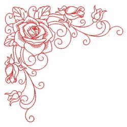 Redwork Rose 03(Lg)