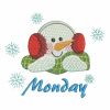 Days Of The Week Snowman