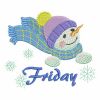 Days Of The Week Snowman 05