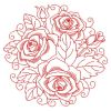 Redwork Rose 15(Lg)