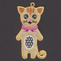 FSL Cute Animal Bookmarks 02 machine embroidery designs