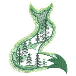 Forest Animal Silhouettes 01(Lg) machine embroidery designs
