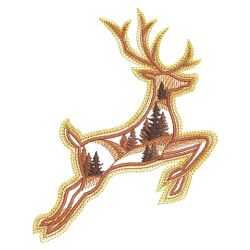Forest Animal Silhouettes 03(Lg) machine embroidery designs