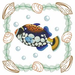 Colorful Tropical Fish 07(Lg) machine embroidery designs