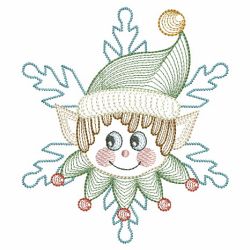 Festive Friends Snowflakes 05(Md) machine embroidery designs