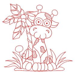 Redwork Forest Baby Animals 02(Md) machine embroidery designs