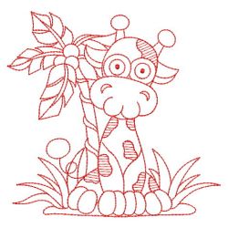 Redwork Forest Baby Animals 02(Lg)