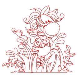 Redwork Forest Baby Animals 03(Sm) machine embroidery designs