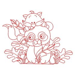 Redwork Forest Baby Animals 05(Lg)