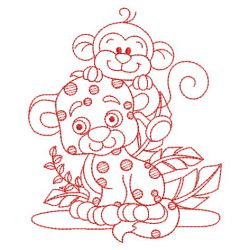 Redwork Forest Baby Animals 07(Lg)