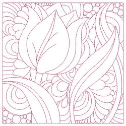 Trapunto Summer Floral Quilts(Md) machine embroidery designs