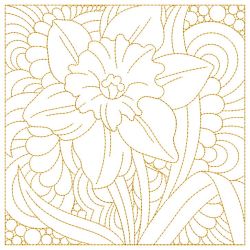 Trapunto Summer Floral Quilts 02(Sm) machine embroidery designs