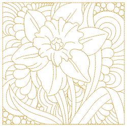 Trapunto Summer Floral Quilts 02(Lg)