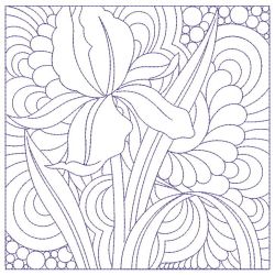 Trapunto Summer Floral Quilts 08(Md) machine embroidery designs