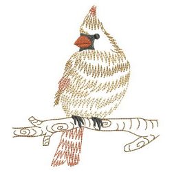 Vintage Winter Birds 2(Md) machine embroidery designs