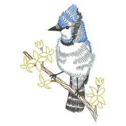 Vintage Winter Birds 2 10(Sm) machine embroidery designs