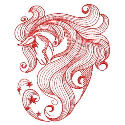 Redwork Stallion 02(Lg) machine embroidery designs