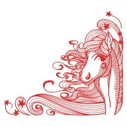 Redwork Stallion 06(Lg) machine embroidery designs