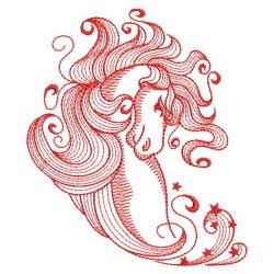 Redwork Stallion 07(Lg) machine embroidery designs