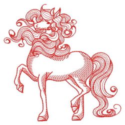 Redwork Stallion 13(Lg) machine embroidery designs