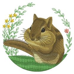 Realistic Woodland Animals 09(Sm) machine embroidery designs