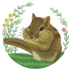 Realistic Woodland Animals 09(Lg) machine embroidery designs