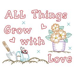Vintage All Things Grow With Love 06(Lg) machine embroidery designs