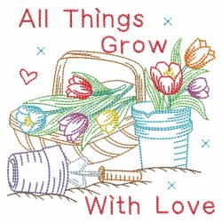 Vintage All Things Grow With Love 07(Lg) machine embroidery designs