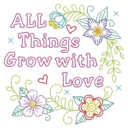 Vintage All Things Grow With Love 08(Sm) machine embroidery designs