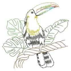 Tropical Birds 01(Lg) machine embroidery designs