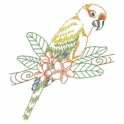 Tropical Birds 05(Lg) machine embroidery designs