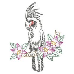 Tropical Birds 07(Sm) machine embroidery designs