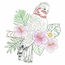 Tropical Birds 09(Lg) machine embroidery designs