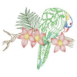 Tropical Birds 10(Sm) machine embroidery designs