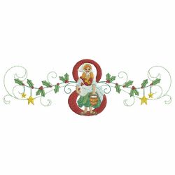 Twelve Days of Christmas Borders 08 machine embroidery designs