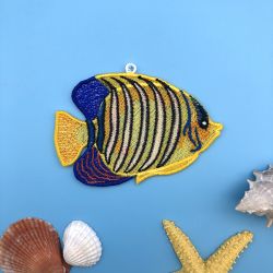 FSL Realistic Tropical Fish 02 machine embroidery designs