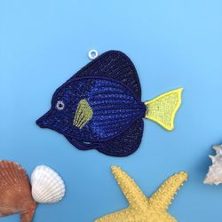 FSL Realistic Tropical Fish 06 machine embroidery designs