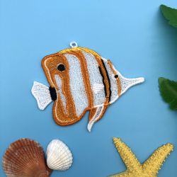 FSL Realistic Tropical Fish 07 machine embroidery designs
