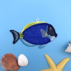 FSL Realistic Tropical Fish 08 machine embroidery designs