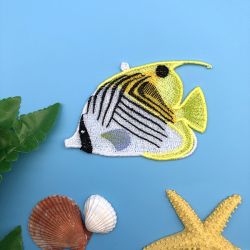 FSL Realistic Tropical Fish 09 machine embroidery designs