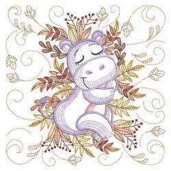 Autumn Sleepy Animals 08(Sm) machine embroidery designs