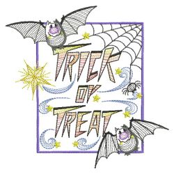Colorful Halloween 01(Md) machine embroidery designs