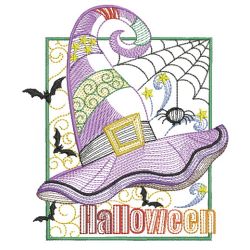 Colorful Halloween 02(Lg) machine embroidery designs