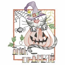 Colorful Halloween 04(Md) machine embroidery designs